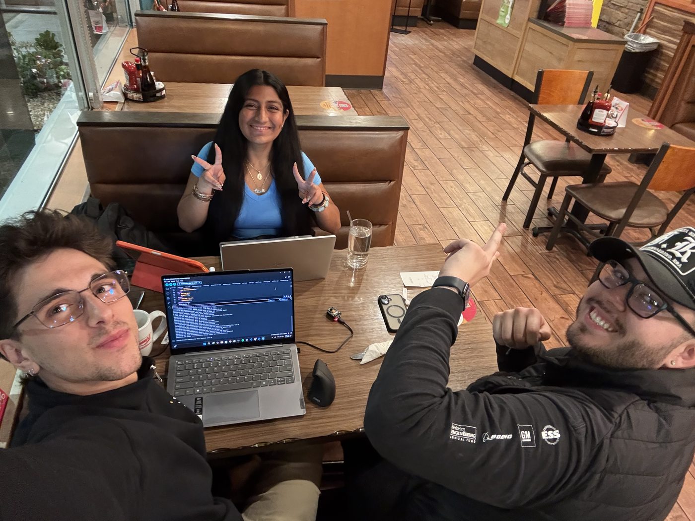 Working on the project at 4am