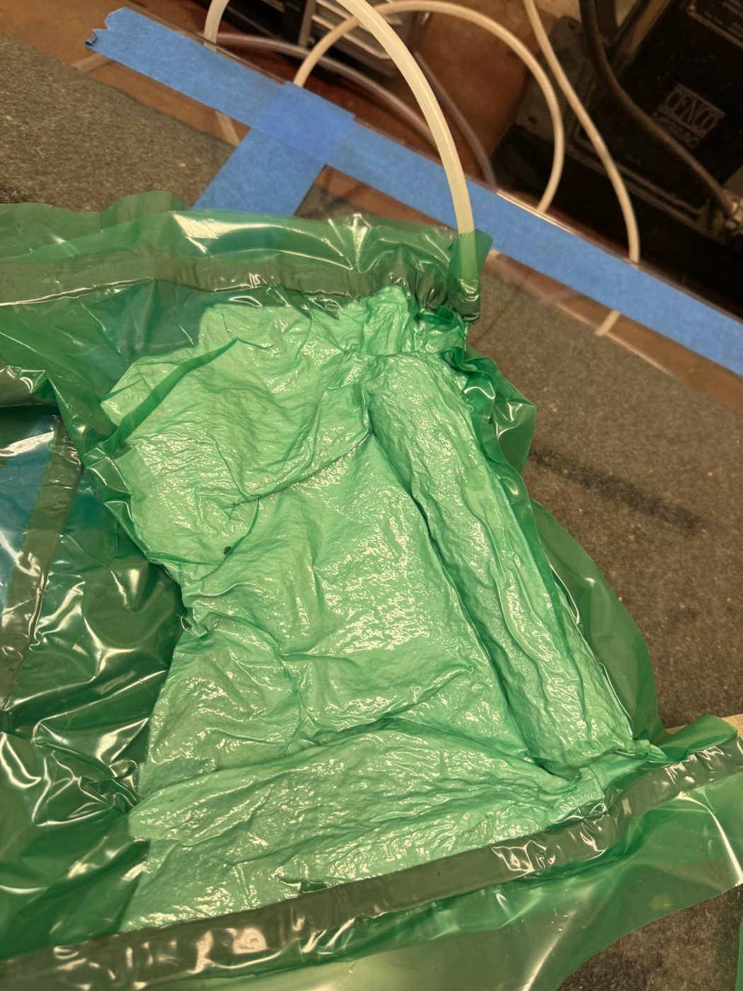 Wound tube in bag