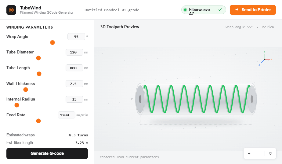 G-code generator GUI (in development)