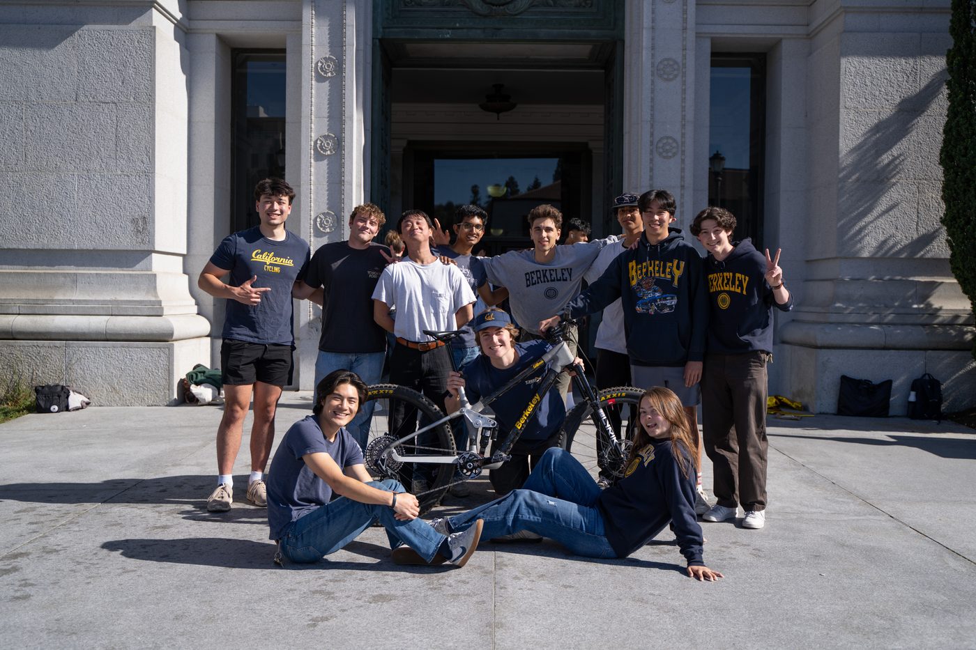 The Bike Builders team with the bike